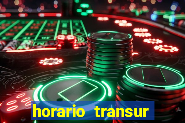 horario transur roleta santos dumont juiz de fora